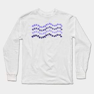 Mental health warrior 2 Long Sleeve T-Shirt